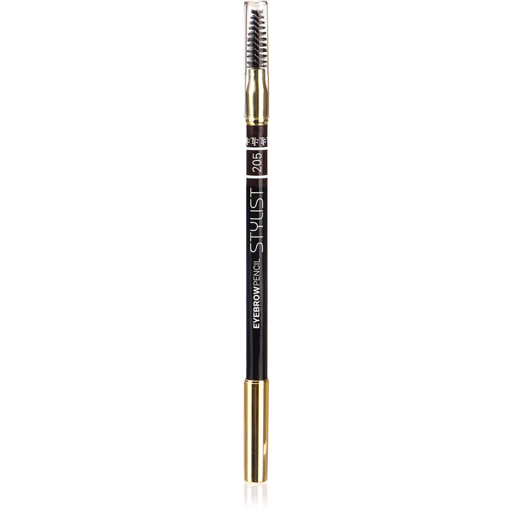 Карандаш для бровей W-214-205C тон №205 "Eyebrow Pencil Stylist" со щеточкой "коричневый"