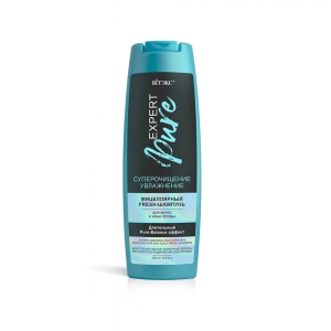 Шампунь-fresh для волос и кожи головы Expert PURE "Суперочищение и увлажнение" мицеллярный, 400мл