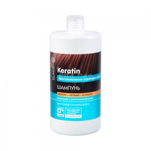 Keratin Восстановление Шампунь для волос флакон, 1000мл