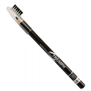 Карандаш для бровей W-219-003C тон №003 "Eyebrow Pencil" Насыщенный коричневый, со щеточкой