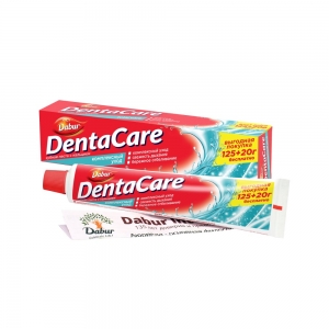 Зубная паста DentaCare Комплексный уход, с кальцием, 125+20г